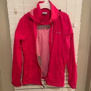 Fuchsia Columbia Rain Coat